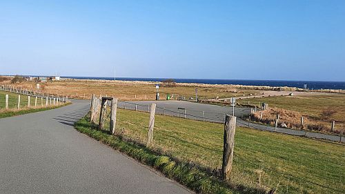 Mit dem Fahrrad in den Dünen